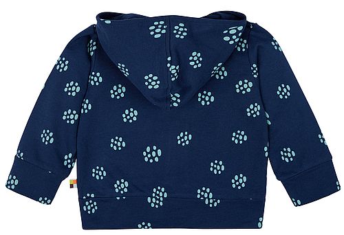 Kapuzenjacke mit Druck Ultramarin