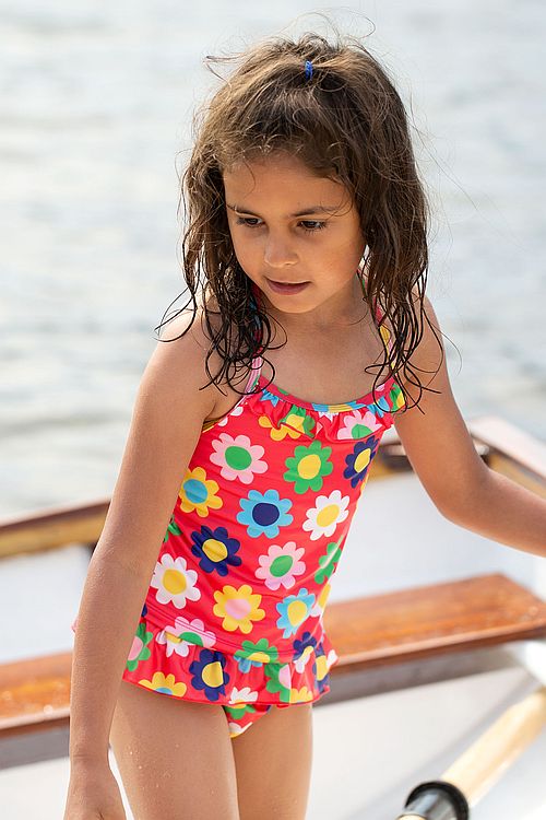 Gia Halterneck Tankini Watermelon Flower Power