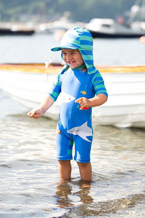Little Sun Safe Suit Cobalt Blue/Shark