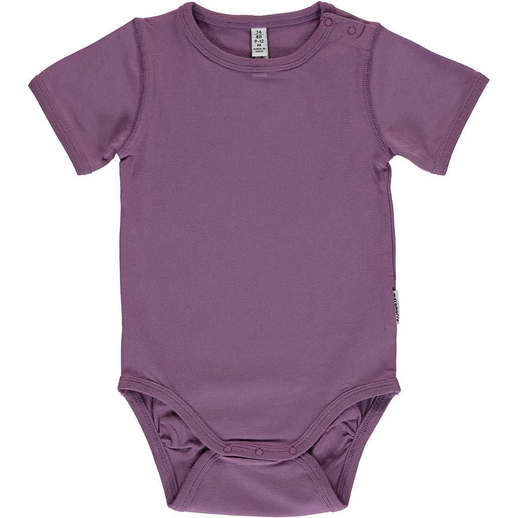Body Kurzarm Dusty Purple Größe 62/68