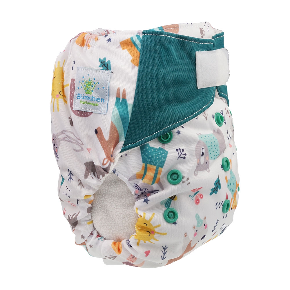 Blümchen All-in-One Bambus OneSize Kletter (3,5-15kg) Fantasy