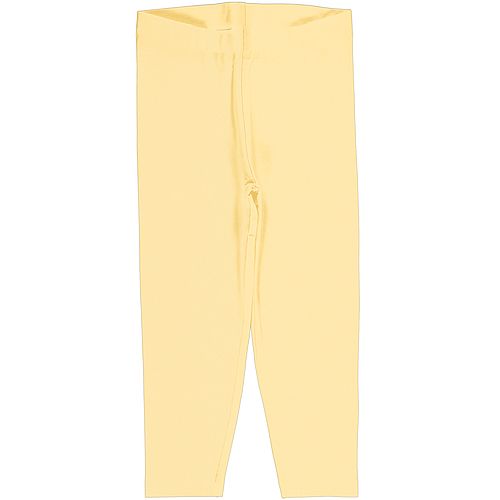 Leggings Cropped Solid Yellow Soft