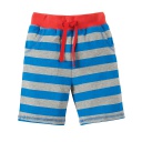 Stripy Shorts Blue Bold Stripe/Monkey