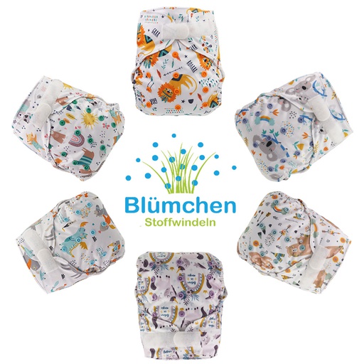 Blümchen Onesize(3,5kg-16kg) Überhose Kletter