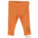 Leggings Interlock GOTS orange meliert