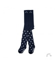 Strumpfhose dark blue dots