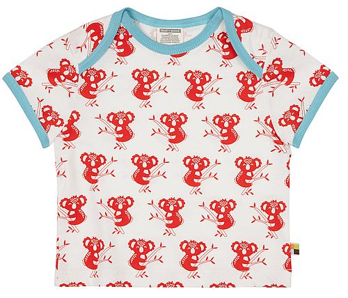 [NBN006588] T-Shirt kurzarm Druck Koala Copper