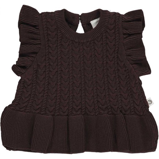 [NBN009447] Knit Frill Vest Baby