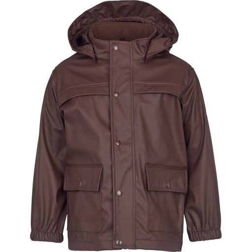 [NBN009471] Rainwear Jacket Coffee