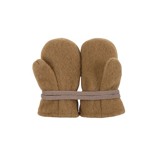 [NBN010717] Baby Fäustel Fleece ermine/beige